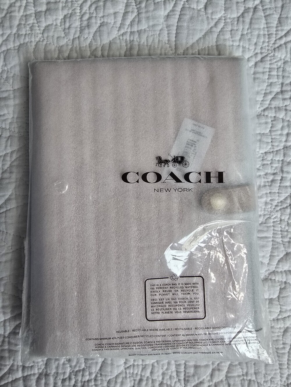 Coach Powder Pink Signature Notebook - Picture 2 of 6